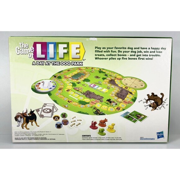 The Game of Life A Day At The Dog Park Pet Edition Board Game Exclusive Hasbro - Picture 2 of 11